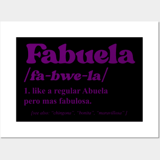 fabuela abuela grandma grandmother granny Posters and Art